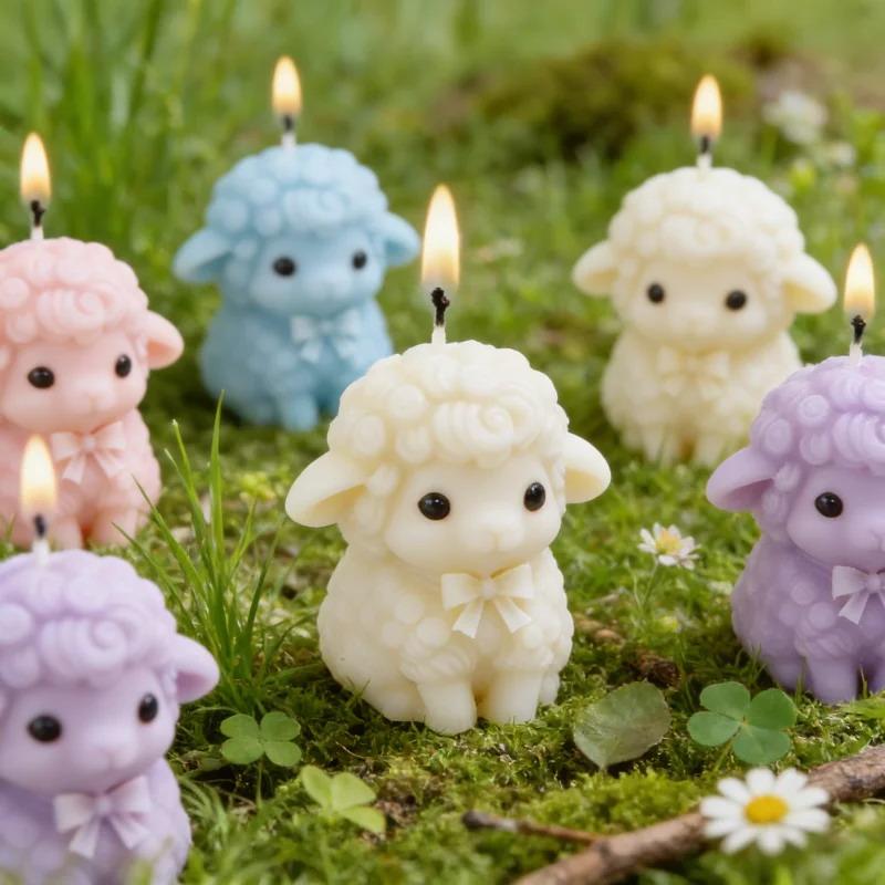 Soap Making Thermometer - 3D Sheep Silicone Mold DIY Cute