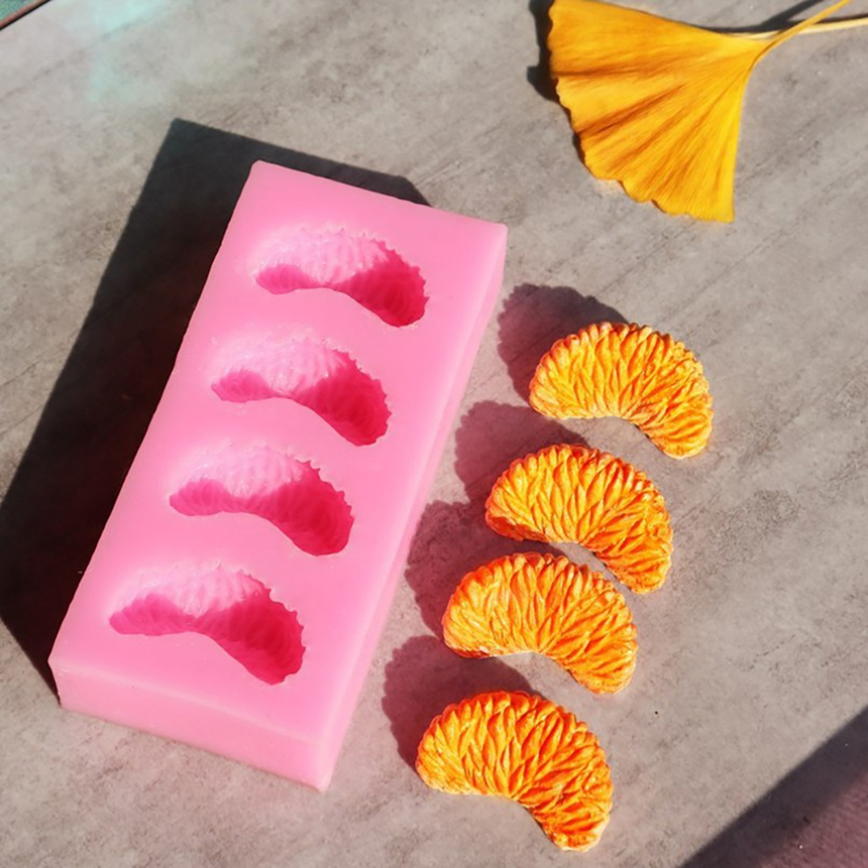 Soap Making Thermometer - Kitchen Home Orange Petal Silicone Mold