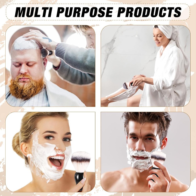 1Pcs Beard Shaving Brush, Wood - Soap Making Supplies Australia 评论和价格