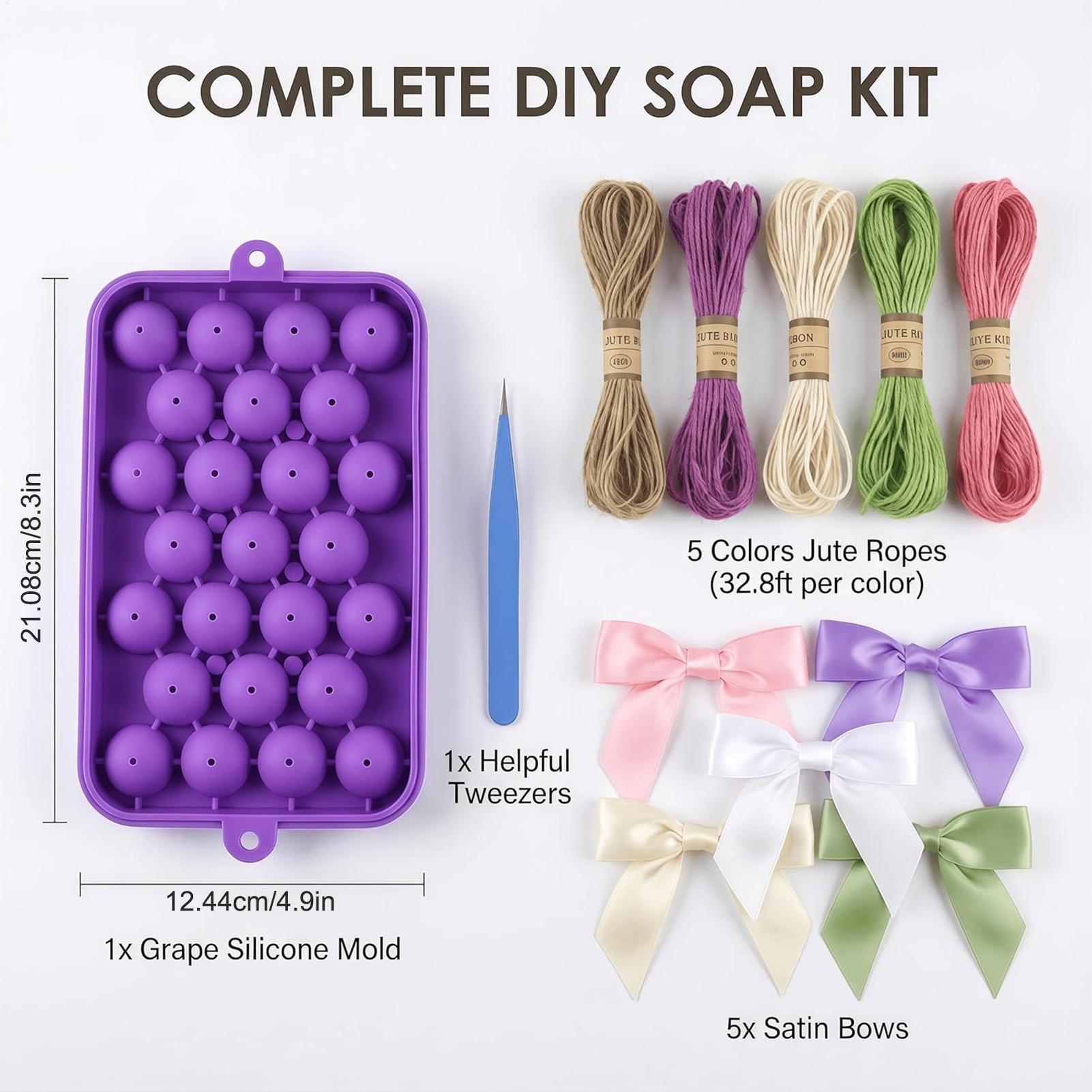 DIY Soap Making Kit Grape Soap - Soap Making Easy 评论和价格