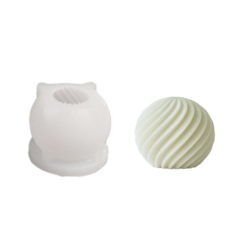Spiral stripe Ball Silicone Ca - Soap Making Home 评论和价格