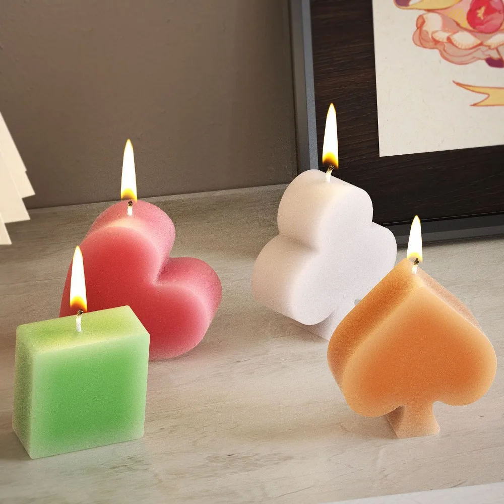 Easy Demold Poker Symbol Silic - Soap Making Easy 评论和价格