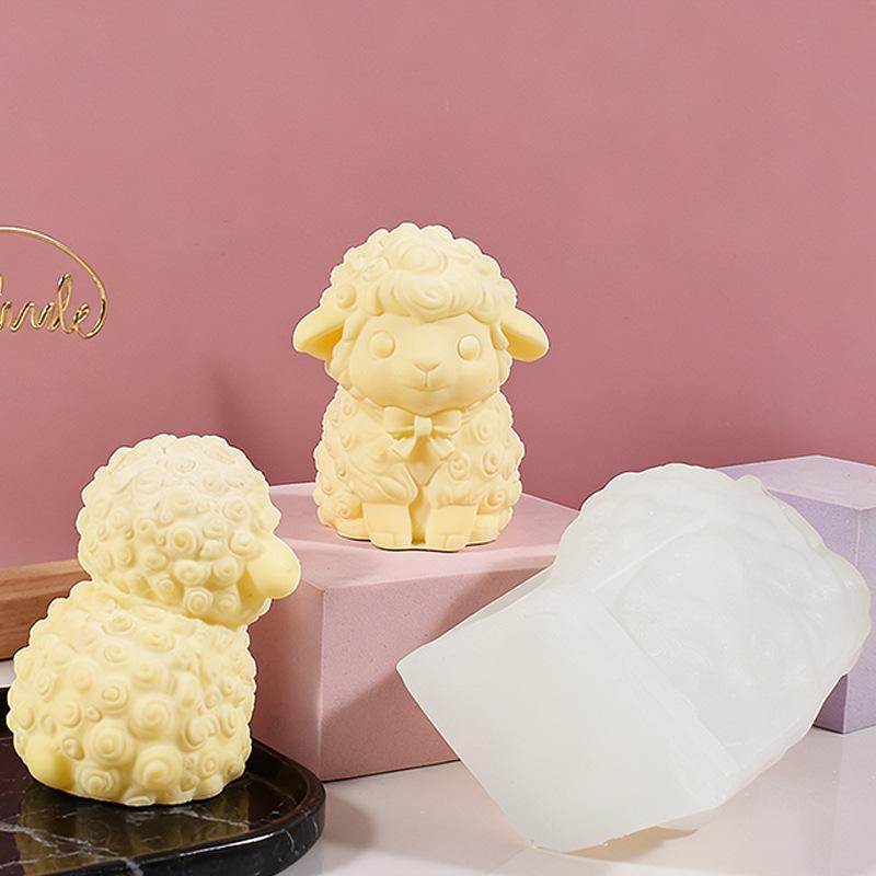 3D Sheep Silicone Mold DIY Cut - Soap Making Thermometer 评论和价格