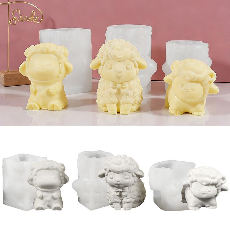 3D Sheep Silicone Mold DIY Cut - Soap Making Thermometer 评论和价格