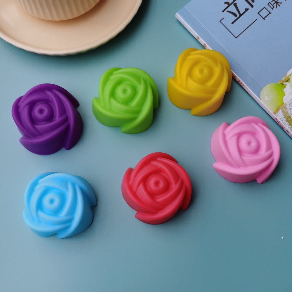 Cute 5cm Flower Silicone Cake  - Soap Making Supplies Australia 评论和价格
