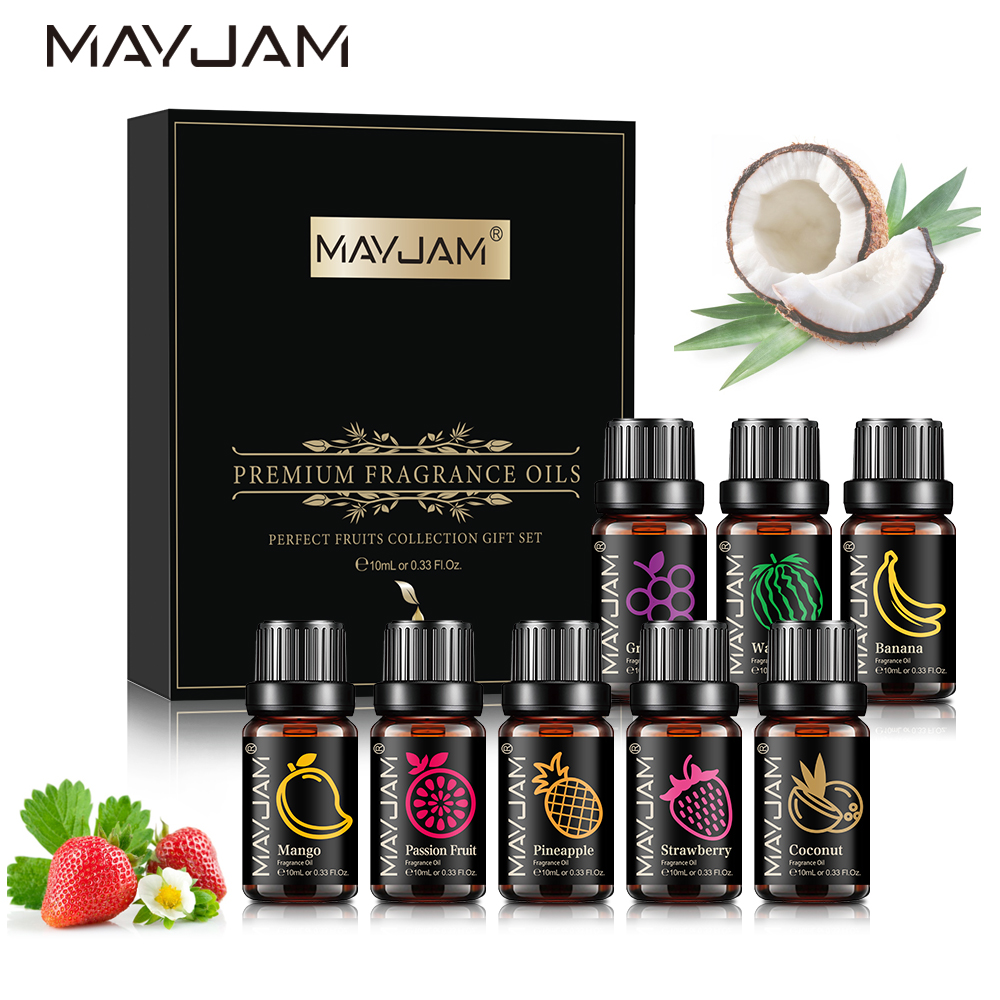MAYJAM Fragrance Oils Set 8pcs - Soap Making Ingredient 评论和价格