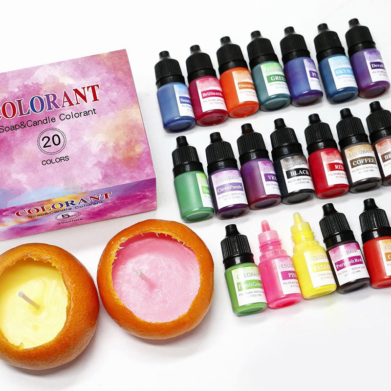 20 colors Candle Wax Pigment L - Soap Making Dye 评论和价格