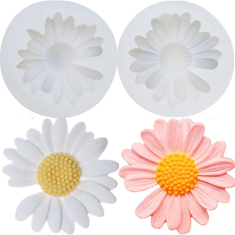 3D Daisy Flower Mold Sun Silic - Soap Making Supplies Australia 评论和价格