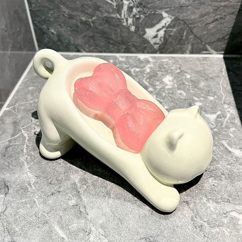 Cute Cat Drain Soap Holder Con - Soap Making Supplies Australia 评论和价格