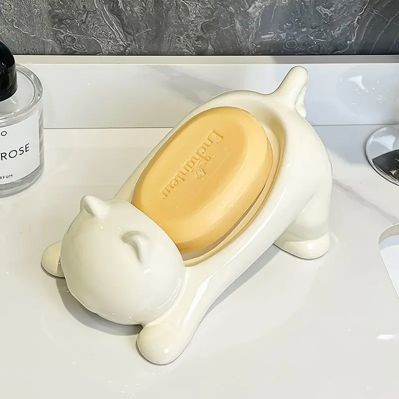 Cute Cat Drain Soap Holder Con - Soap Making Supplies Australia 评论和价格