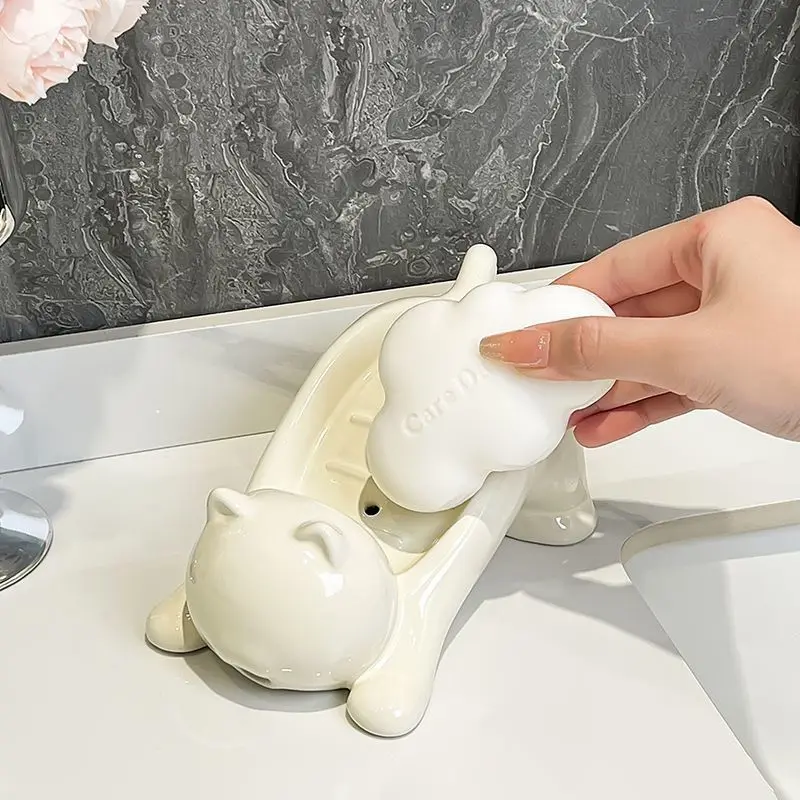 Cute Cat Drain Soap Holder Con - Soap Making Supplies Australia 评论和价格