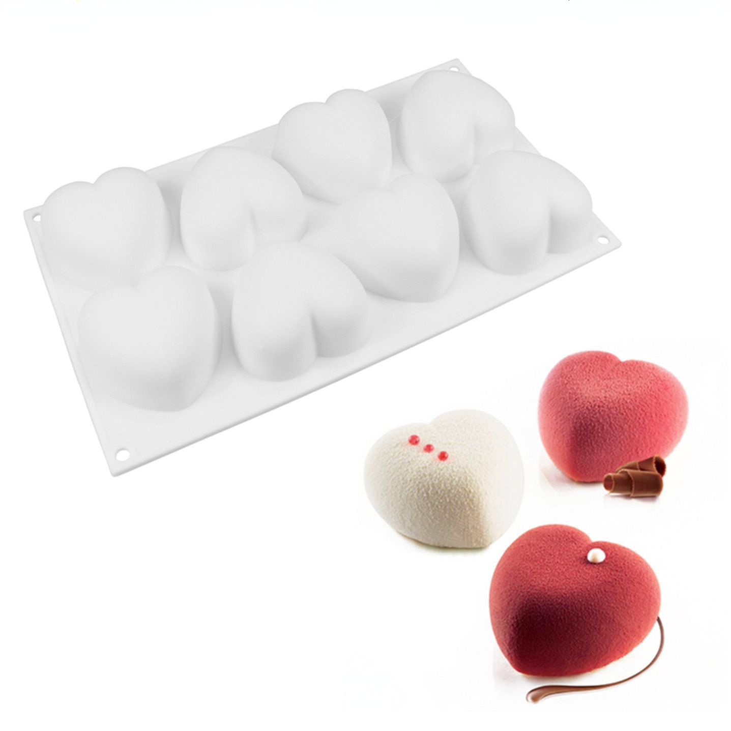Love Heart Silicone Soap Mold  - Soap Making Supplies Australia 评论和价格