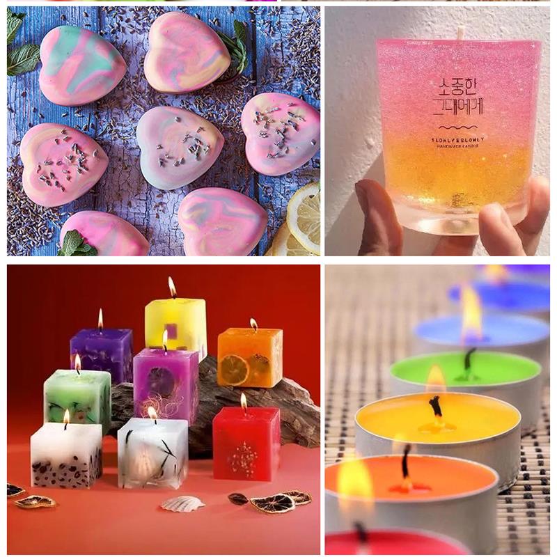 20 Colors 10ml Candle Wax Pigm - Soap Making Dye 评论和价格