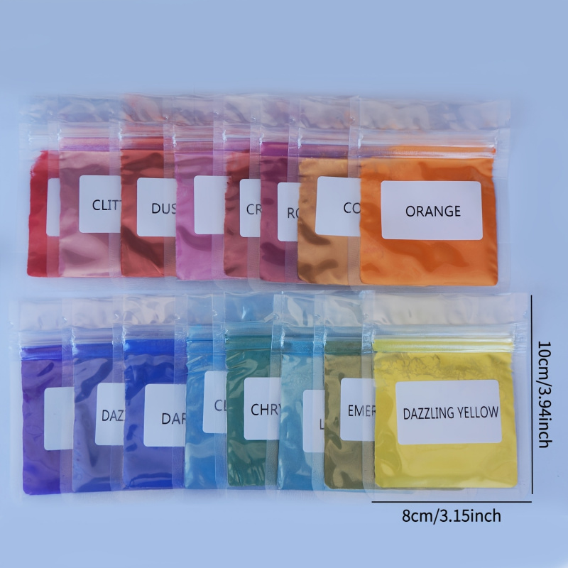 16Color Mica Powder Set，Per Pa - Soap Making Ingredient 评论和价格