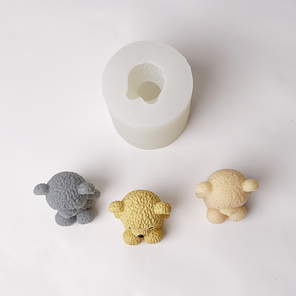 3D Cute Bear Candle Making Mou - Soap Making Home 评论和价格