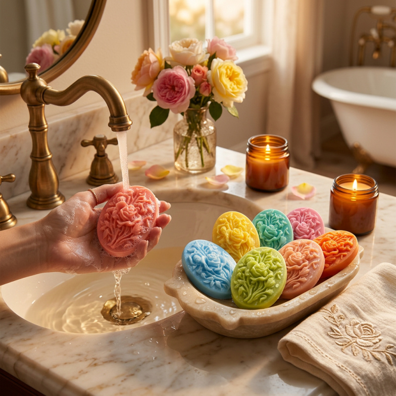 4 Silicone mold with flower sh - Soap Making Easy 评论和价格